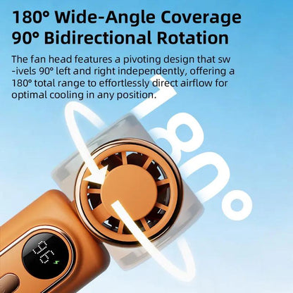 UPSELL🏖️ 3000mAh USB Clip Fan – 360° Rotatable, Ultra-Portable🌬️| For Travel ✈️ Office 💼Kids 👶 | Clips Anywhere! (Copy)
