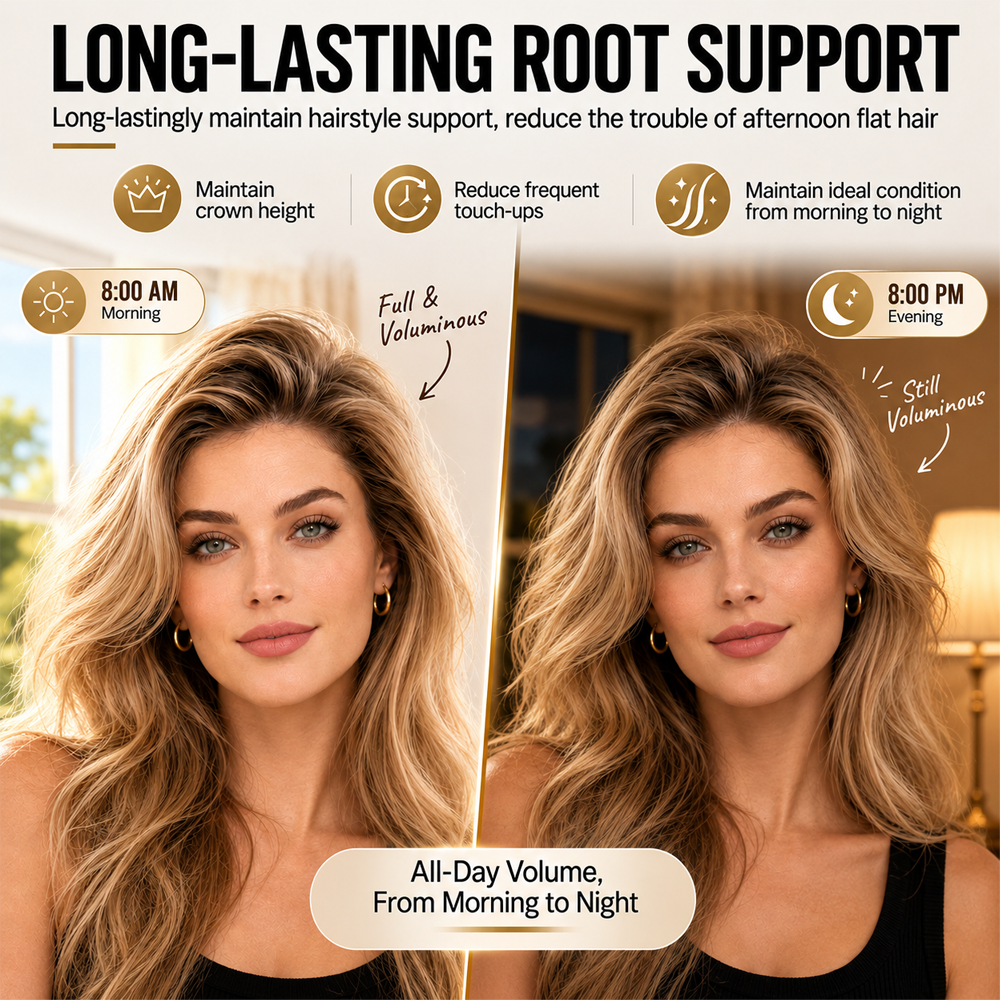 💇🏻‍♀️ Summer Hair Rescue ☀️ 3-Second Volume Boost! Instantly Create Fluffy & Elegant Hairstyles! 👩 Peach-Scented Volumizing & Setting Spray