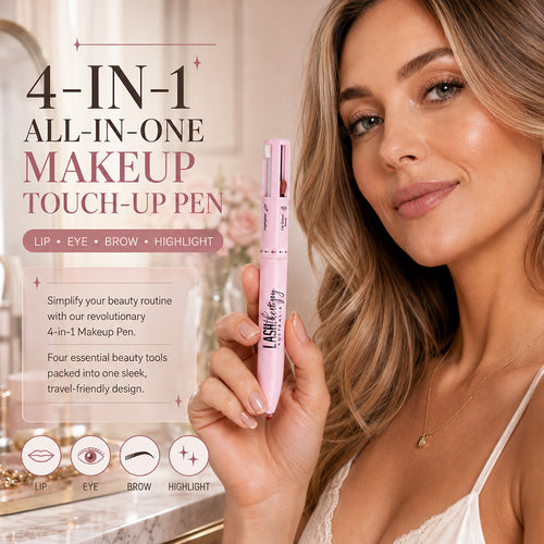 🔥 50% OFF + BUY 1 GET 1 FREE! 4-IN-1 Makeup Pen – Lip, Eye & Brow