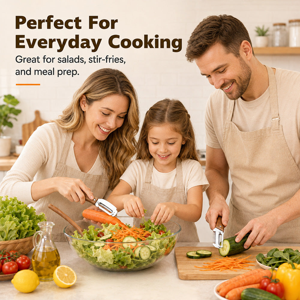 🔪🥕 BUY 1 – GET 1 FREE: Multifunctional Vegetable Peeler
