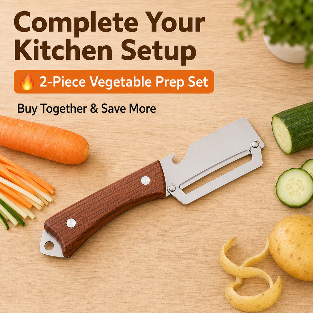 🔪🥕 BUY 1 – GET 1 FREE: Multifunctional Vegetable Peeler