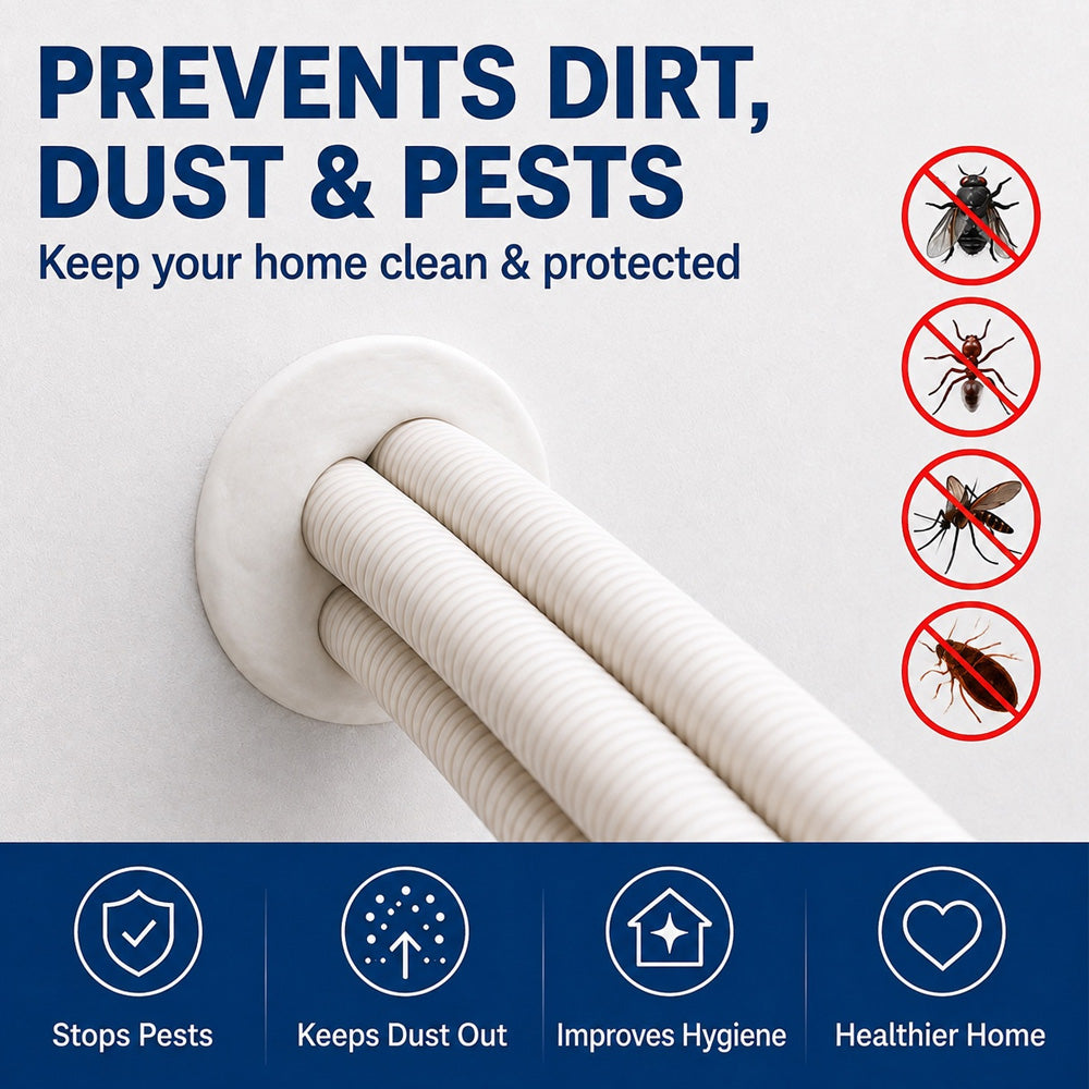 Waterproof Sealing Putty – Repairs, seals, and protects your home Closes open gaps, holes, and pipe gaps – against water, bad odors, drafts, and invading insects.
