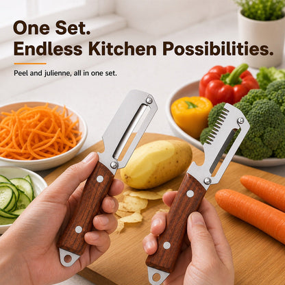 🔪🥕 BUY 1 – GET 1 FREE: Multifunctional Vegetable Peeler