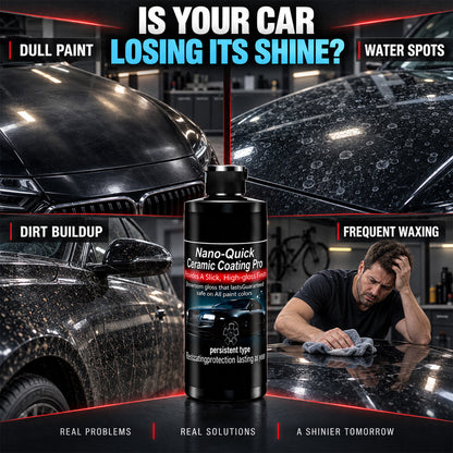 ✨50% OFF | Nano-Quick Ceramic Coating Pro for automobiles, featuring advanced ceramic technology for dust-proof glass effect and lasting luster.
