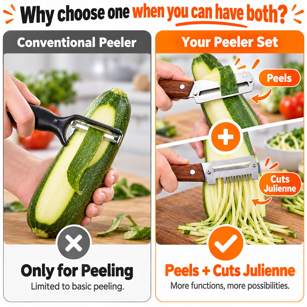 🔪 🍎 BUY 1 – GET 1 FREE: Multifunctional Vegetable Peeler🥔🥕