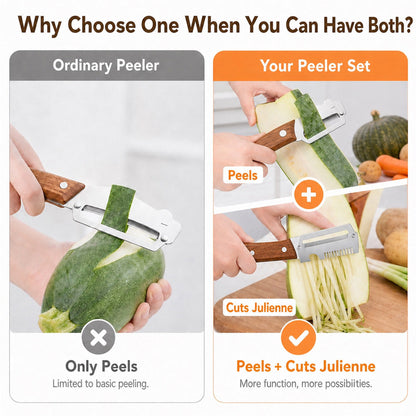 🔪🥕 BUY 1 – GET 1 FREE: Multifunctional Vegetable Peeler