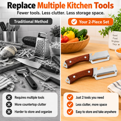 🔪 🍎 BUY 1 – GET 1 FREE: Multifunctional Vegetable Peeler🥔🥕