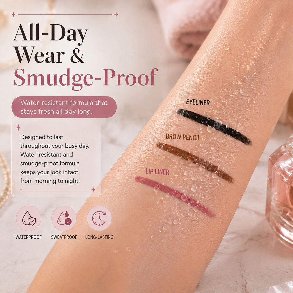 🔥 50% OFF + BUY 1 GET 1 FREE! 4-IN-1 Makeup Pen – Lip, Eye & Brow