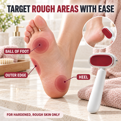✨ Dual-Sided Foot Callus Remover & Scraper 🦶 Stainless Steel Dead Skin & Corn Remover Tool | Safe Exfoliator for Cracked Heels & Hard Skin 🧳