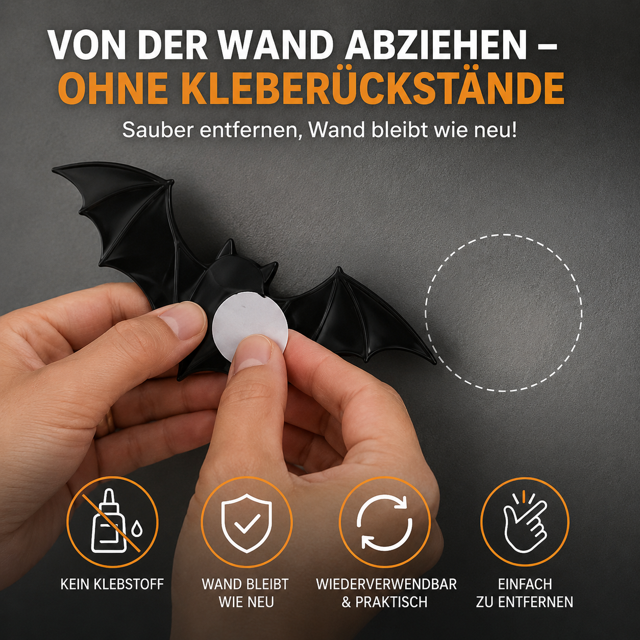 🎃 3D LED Bat Light Halloween Wall Decor🦇🦇 – Glowing Spooky Party Ornaments