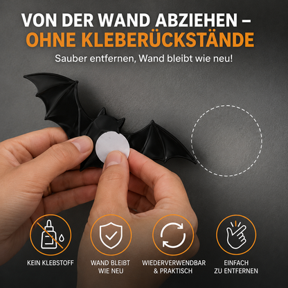 🎃 3D LED Bat Light Halloween Wall Decor🦇🦇 – Glowing Spooky Party Ornaments