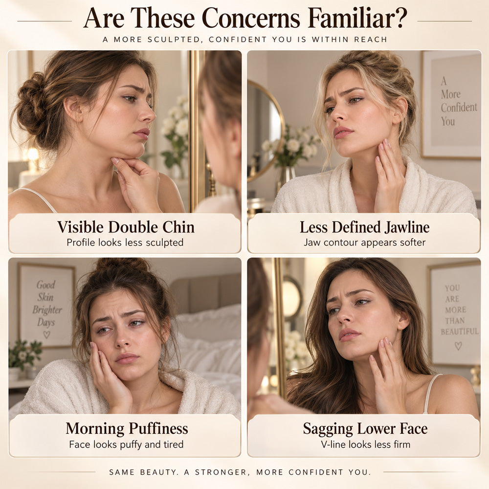 💆‍♀️ Collagen Face Sculpt Wrap (BUY 1 GET 1 FREE) ✨ – Adjustable Jawline Shaper & Double Chin Reducer