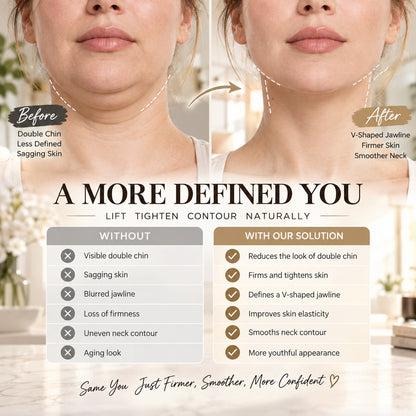 💆‍♀️ Collagen Face Sculpt Wrap (BUY 1 GET 1 FREE) ✨ – Adjustable Jawline Shaper & Double Chin Reducer
