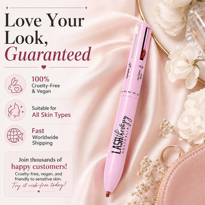 🔥 50% OFF + BUY 1 GET 1 FREE! 4-IN-1 Makeup Pen – Lip, Eye & Brow