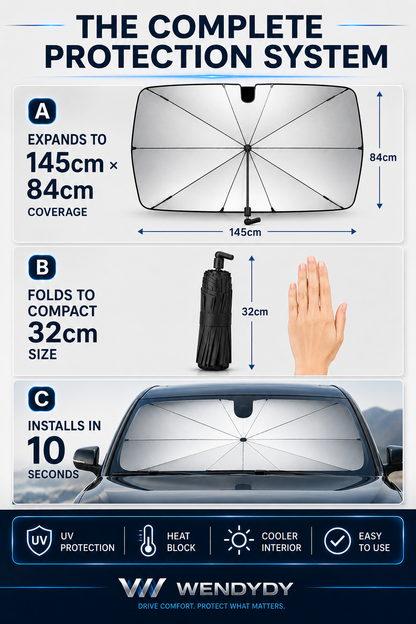 ☀New Arrivals – 50% Off For A Limited Time✨️ - 2026 Upgraded Car Windshield Sun Shade Umbrella
