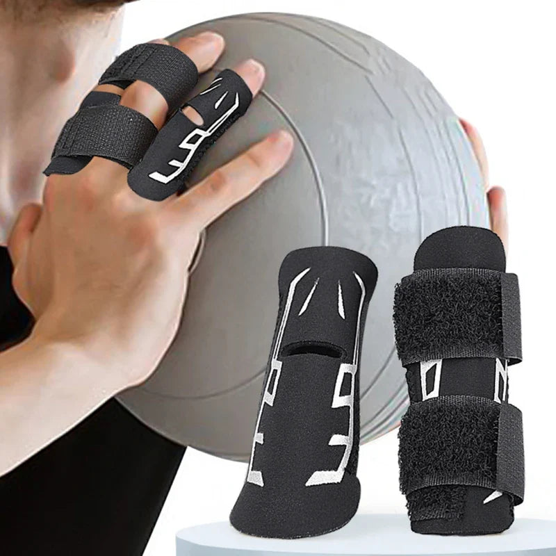 Iloravena® Finger Splint Adjustable Finger Support Brace Sleeve Protector Basketball Volleyball Finger Joint Protector Sports Finger Guard
