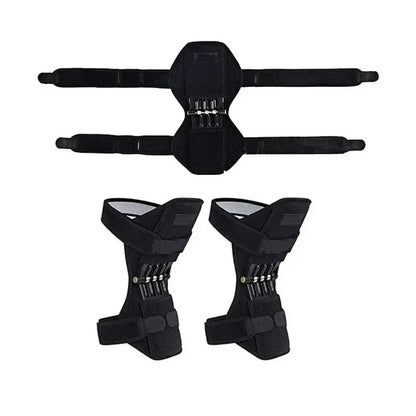 Iloravena® 1pc Knee Protection Booster Power Support Knee Pads Powerful Rebound Spring Force Sports Reduces Soreness Cold Leg Protection