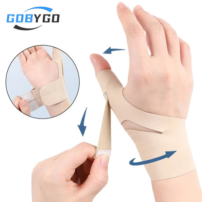 Iloravena® GOBYGO 1Pcs Adjustable Thumb Sleeve Tendon Protection Lightweight Breathable Non-slip Non-stuffy Wrist Protector Joint Sprain