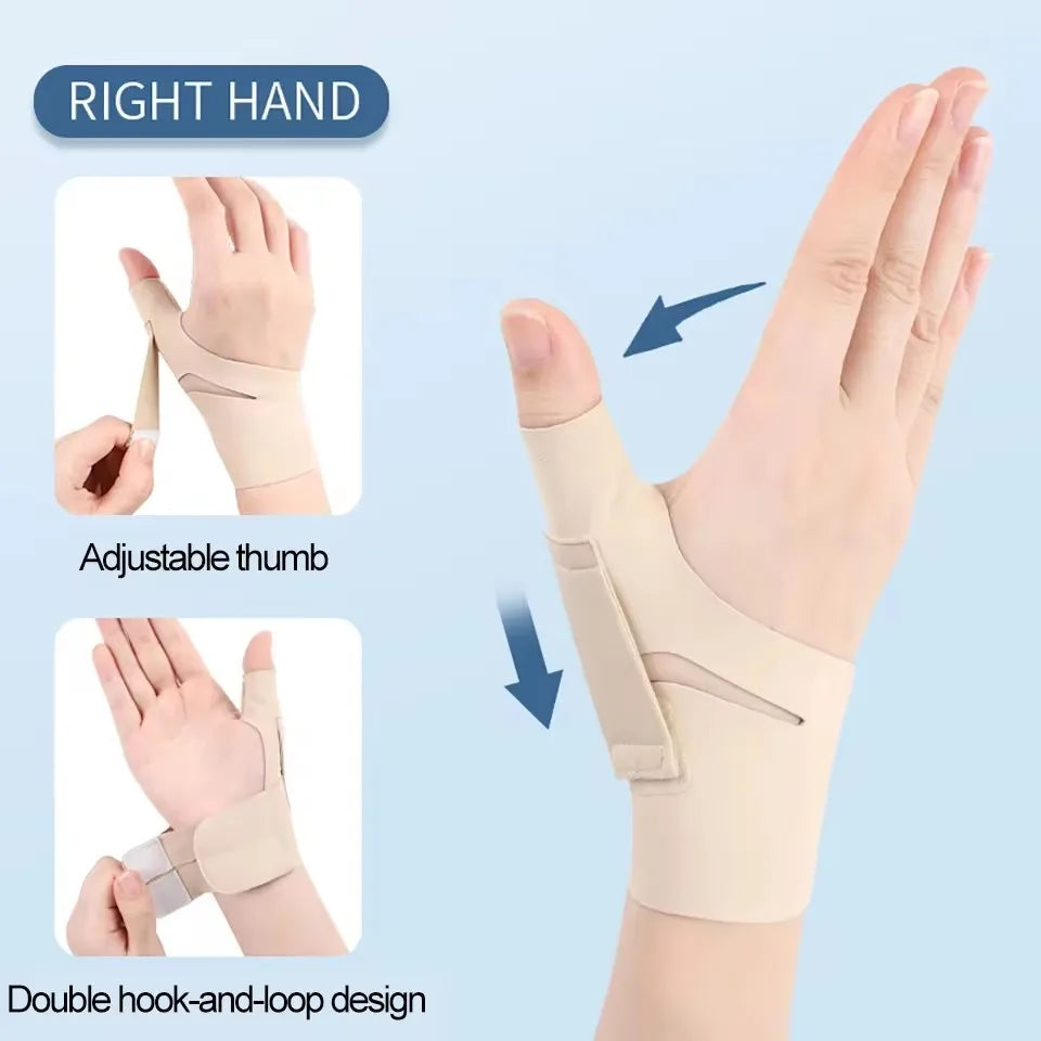 Iloravena® GOBYGO 1Pcs Adjustable Thumb Sleeve Tendon Protection Lightweight Breathable Non-slip Non-stuffy Wrist Protector Joint Sprain