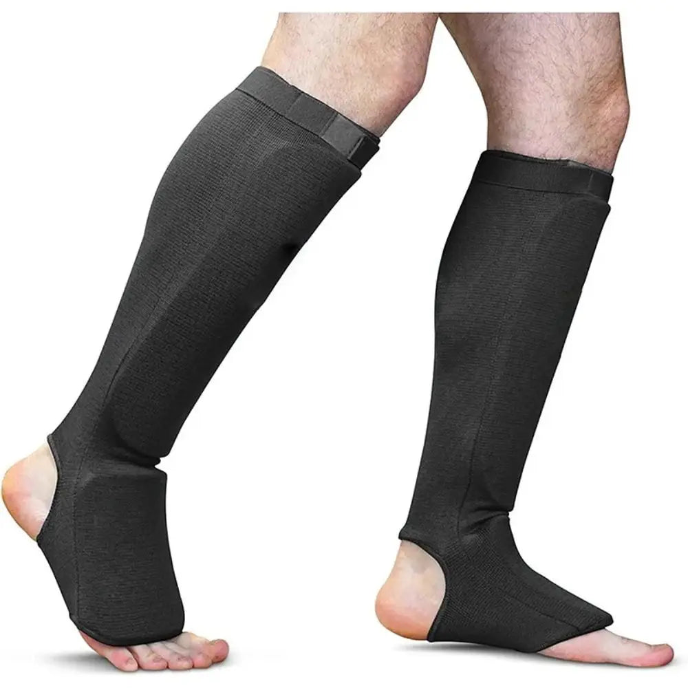 Iloravena® Foot Protection Boxing Shin Guards Non-slip Wear Resistant Instep Ankle Protector Durable Leg Support Kickboxing Pad Training