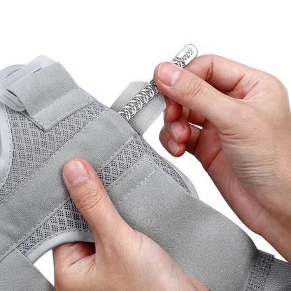 Iloravena® Thumb Splint Finger Fixed Wrist Guard Strong Support Aluminum Plate Comfortable Fit Breathable Fabric Stops Grey Joint