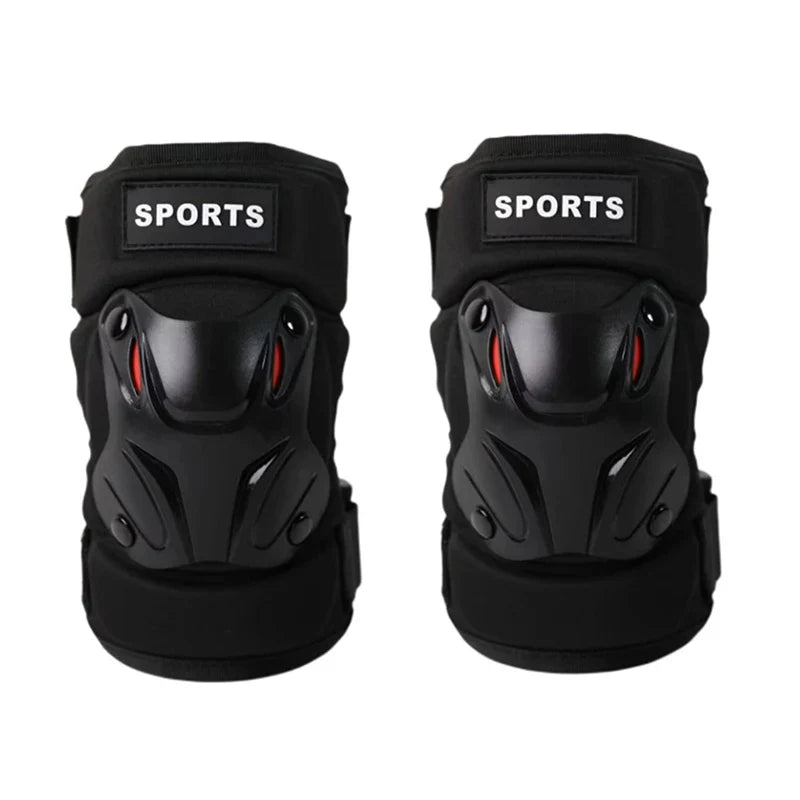 Iloravena® Motorcycle Men Protection Kneepad Guard Protective Anti-fall Off Road Breathable Protector Gear Windproof Racing Knee Pad Set