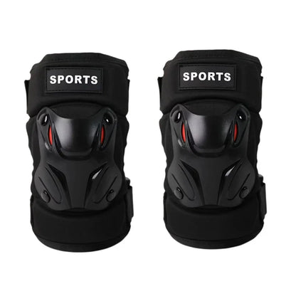 Iloravena® Motorcycle Men Protection Kneepad Guard Protective Anti-fall Off Road Breathable Protector Gear Windproof Racing Knee Pad Set