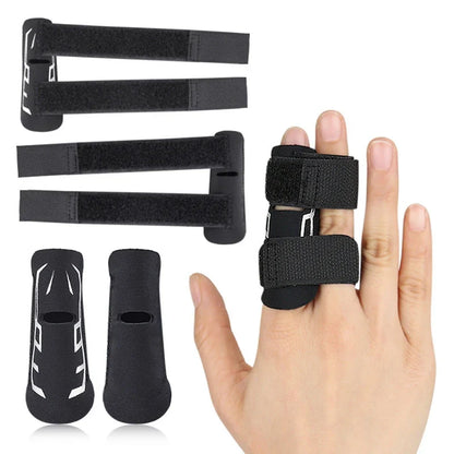 Iloravena® Finger Splint Adjustable Finger Support Brace Sleeve Protector Basketball Volleyball Finger Joint Protector Sports Finger Guard