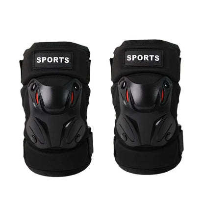 Iloravena® Motorcycle Men Protection Kneepad Guard Protective Anti-fall Off Road Breathable Protector Gear Windproof Racing Knee Pad Set