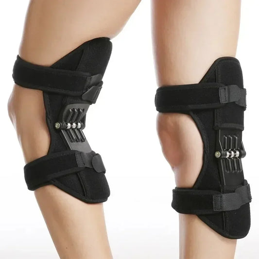 Iloravena® 1pc Knee Protection Booster Power Support Knee Pads Powerful Rebound Spring Force Sports Reduces Soreness Cold Leg Protection