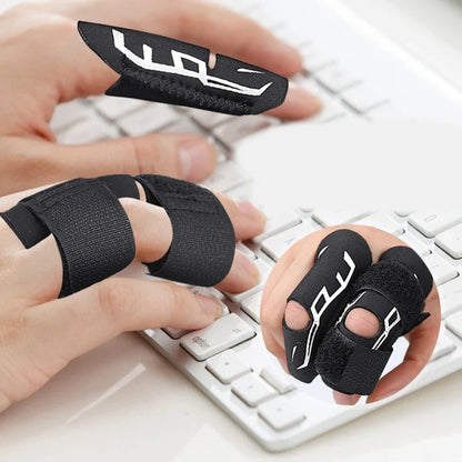 Iloravena® Finger Splint Adjustable Finger Support Brace Sleeve Protector Basketball Volleyball Finger Joint Protector Sports Finger Guard