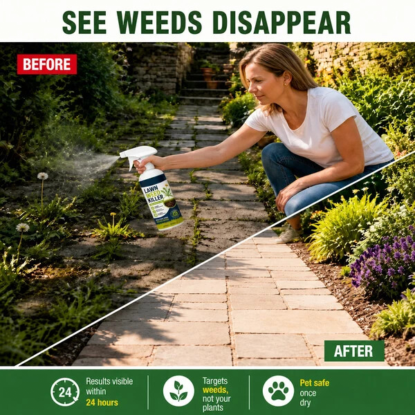 🏆🏆🌱 50% OFF 🔥 Weed Stop – Tough on Weeds & New Growth | Pet-Friendly for Gardens & Yards