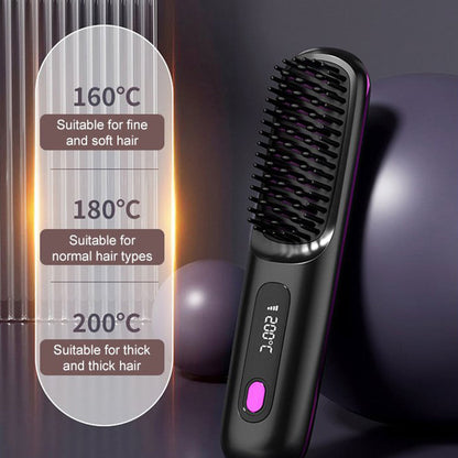 60%off💥Black Friday Sale: 50% OFF💥Cordless Ceramic Heated Hair Straightening Comb (Copy)-Remifa®