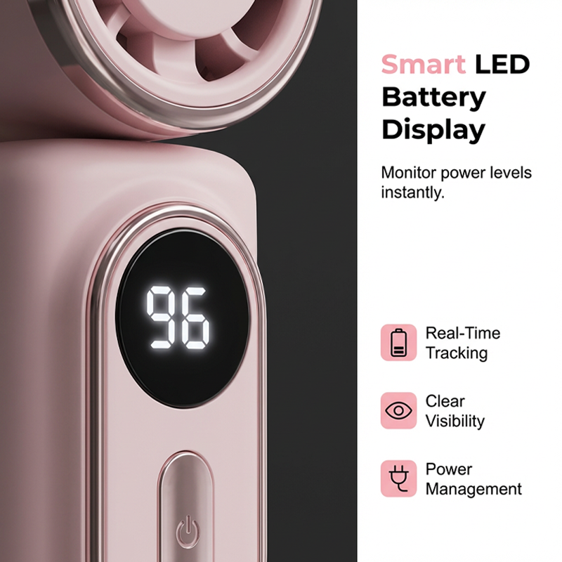 UPSELL🏖️ 3000mAh USB Clip Fan – 360° Rotatable, Ultra-Portable🌬️| For Travel ✈️ Office 💼Kids 👶 | Clips Anywhere! (Copy)